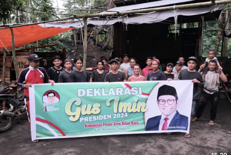 Deklarasi Muhaimin Iskandar Calon Presiden,Komunitas Petani Aren Silian Raya