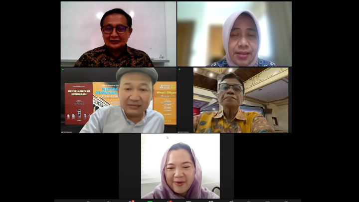 Bansos: Pengentasan Kemiskinan atau Tujuan Politik? Diskusi yang digelar Universitas Paramadina bekerjasama dengan LP3ES, Rabu (07/02) secara Virtual. (Foto Dok.: Arief Tito)